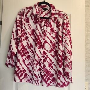 Investments Womens Blouae Size L Euc